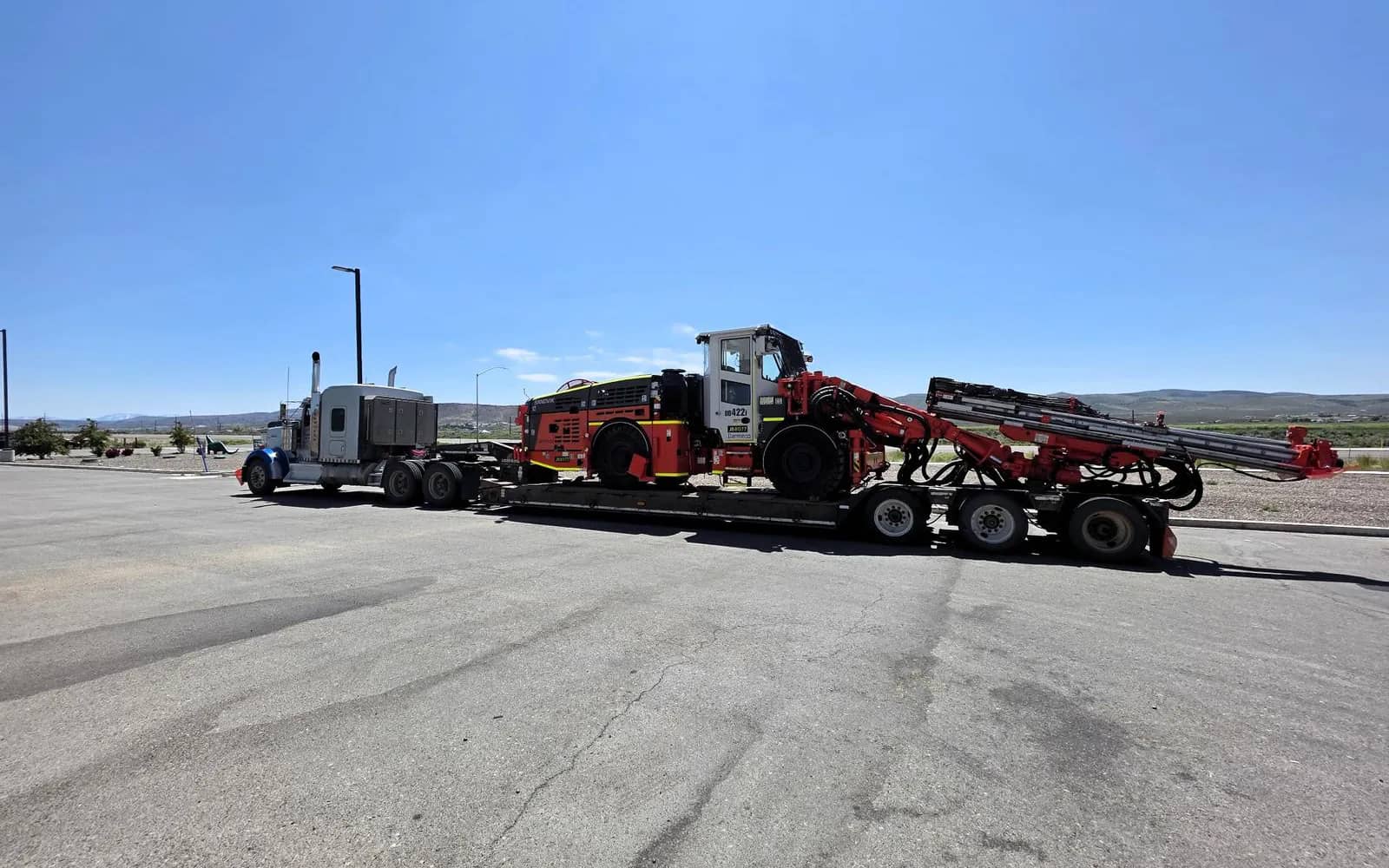 Underground Jambo secured for transport