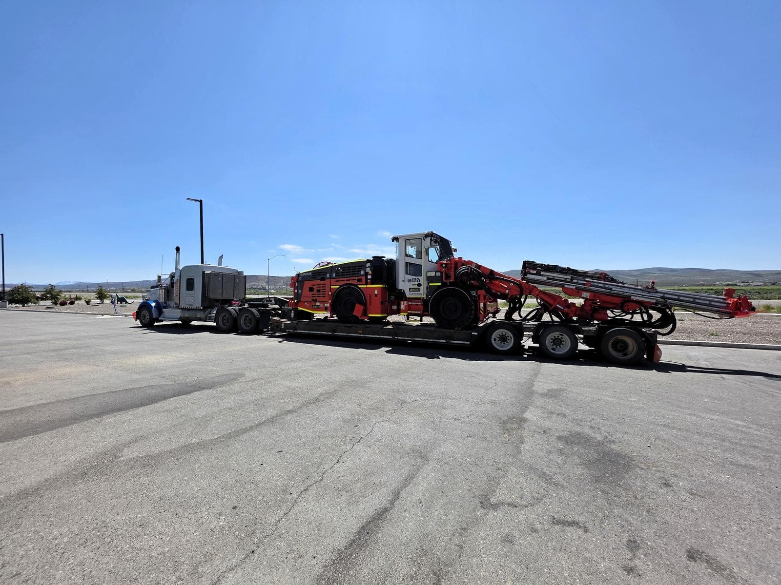 Professional truck driver and safety equipment